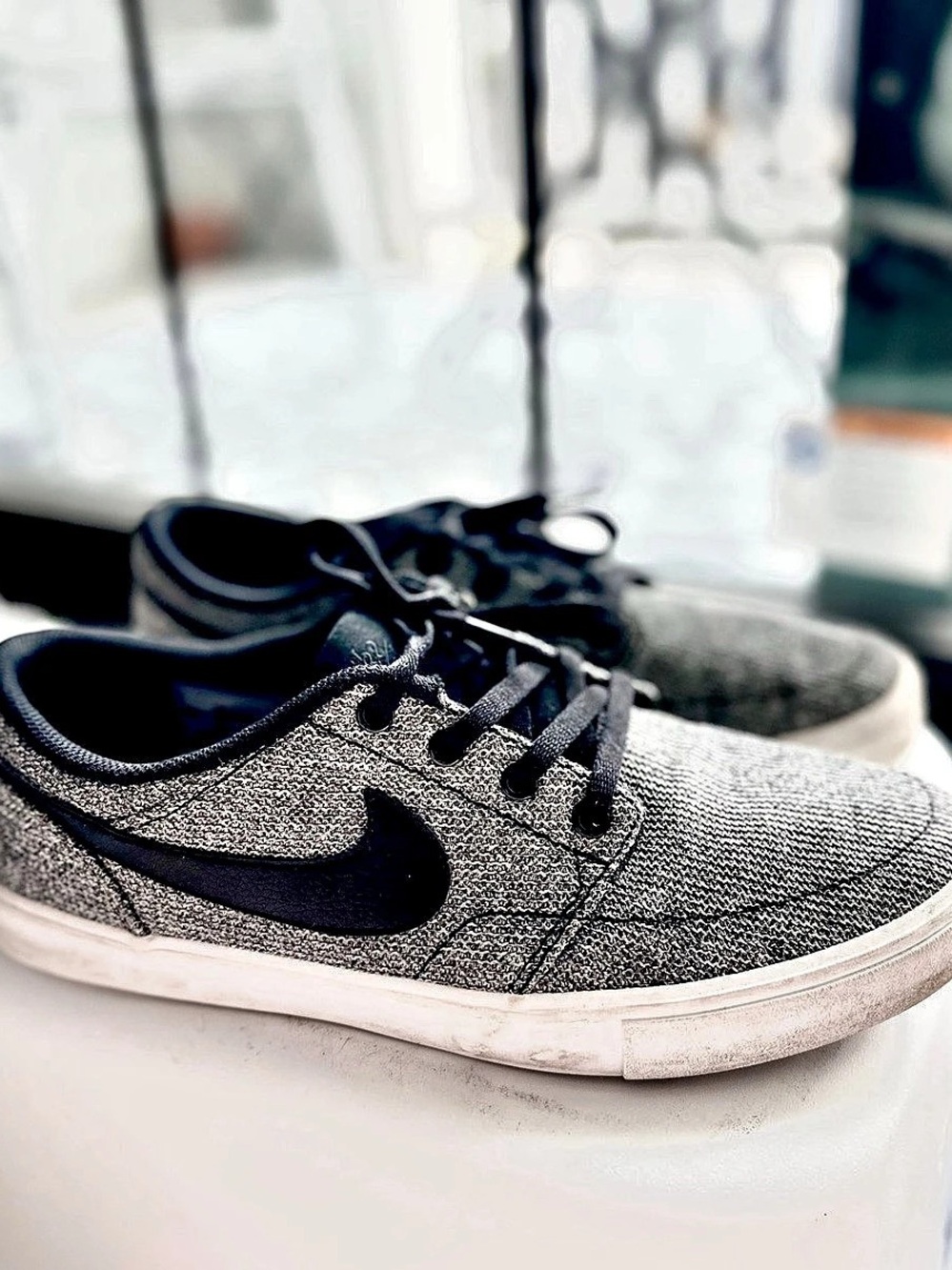 Nike Sneakers Nike Portmore 2 Solar Canvas Premium SB 'Black White' Mens